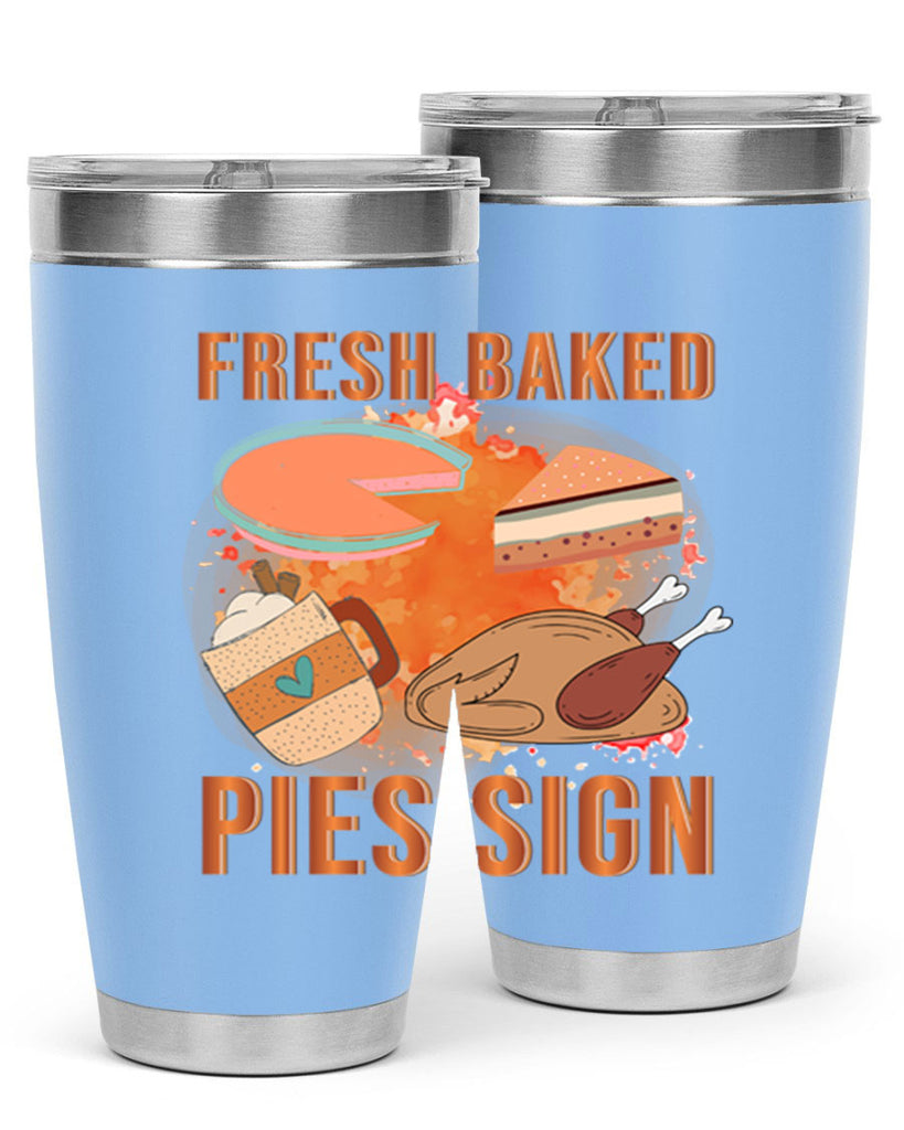 Fresh Baked Pies Sign 187#- fall- Tumbler