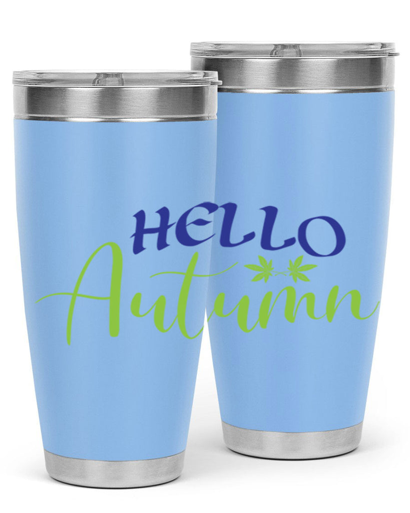 Hello Autumn 271#- fall- Tumbler