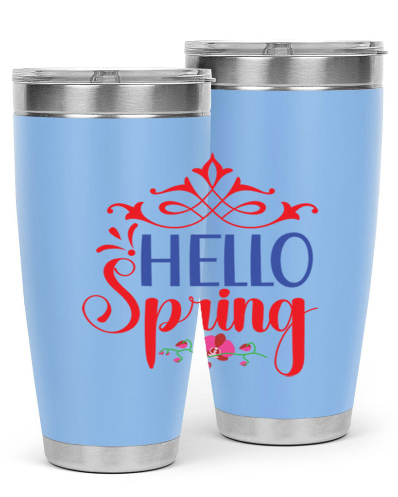 Hello Spring 211#- spring- Tumbler