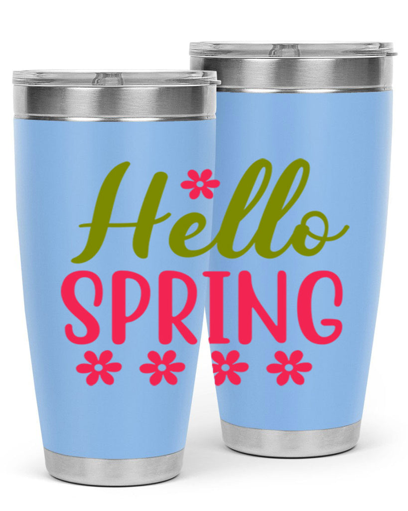 Hello Spring 213#- spring- Tumbler