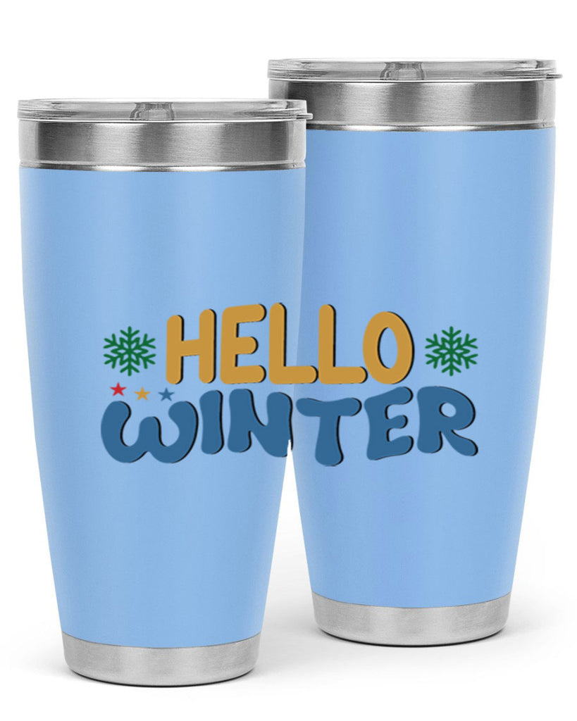 Hello Winter 181#- winter- Tumbler