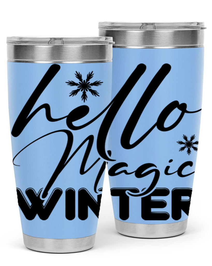 Hello magic winter 178#- winter- Tumbler