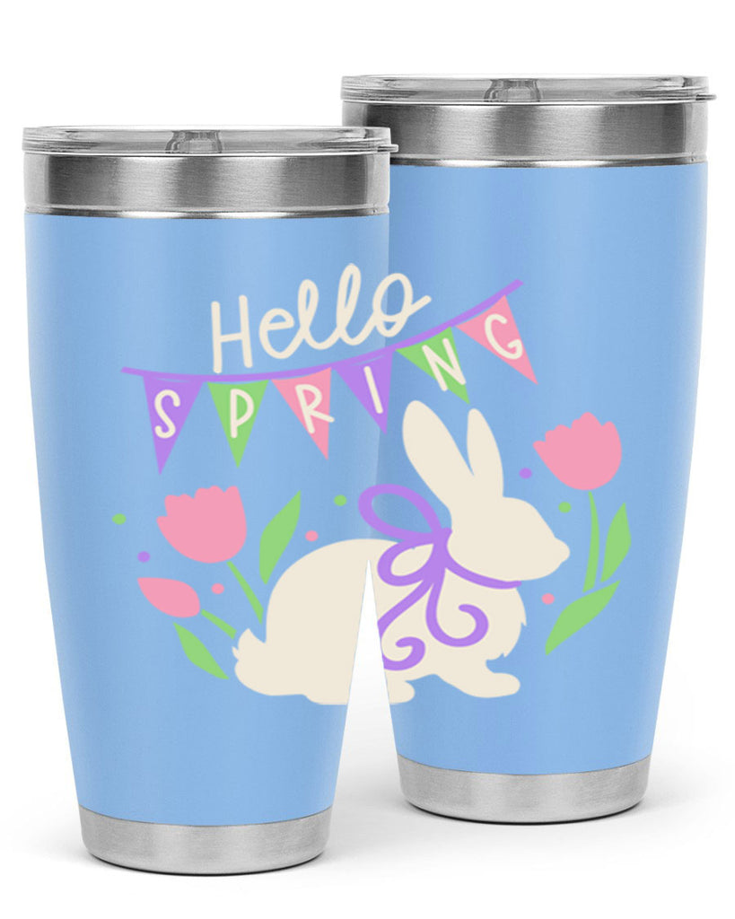 Hello spring bunny193#- spring- Tumbler