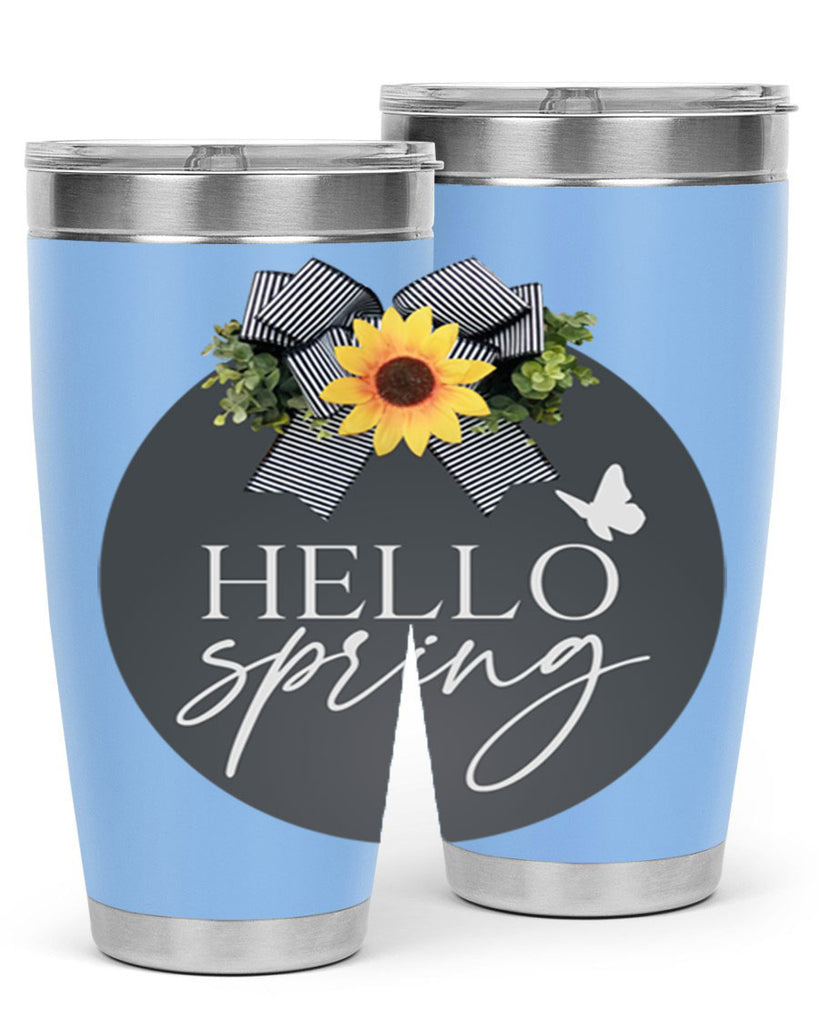 Hello spring butterfly Mockup194#- spring- Tumbler