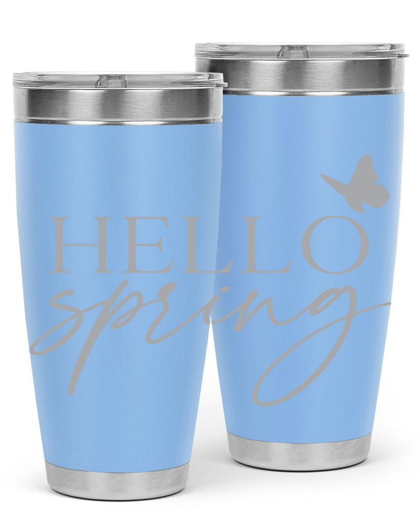 Hello spring butterfly195#- spring- Tumbler
