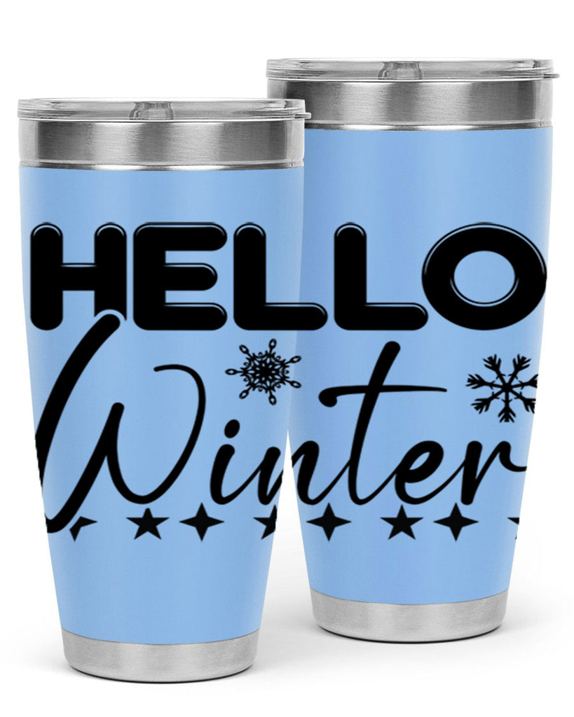 Hello winter 183#- winter- Tumbler