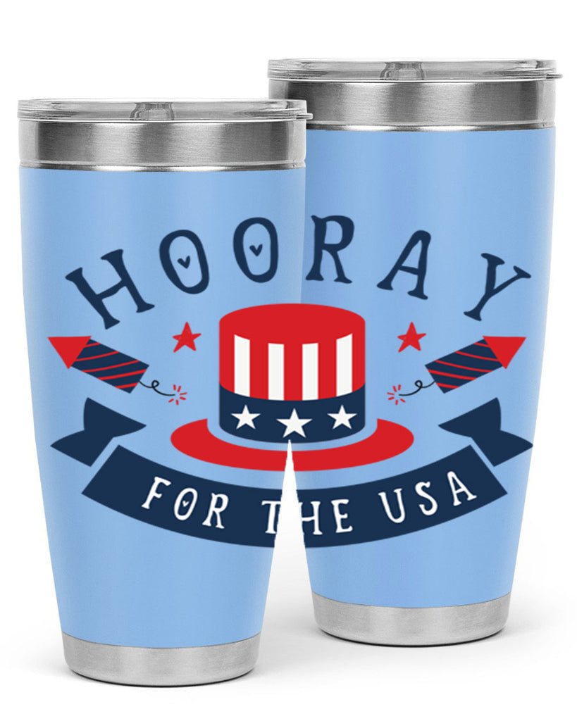 Hooray for the usa Style 42#- Fourt Of July- Tumbler