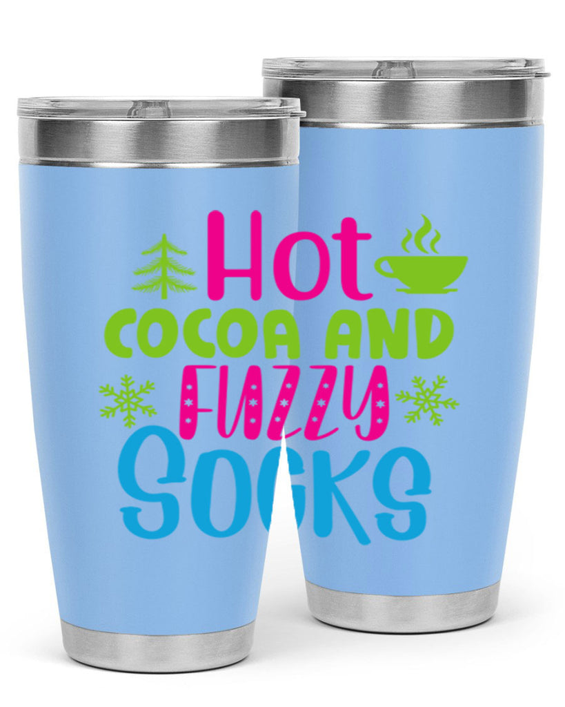 Hot Cocoa And Fuzzy Socks209#- winter- Tumbler