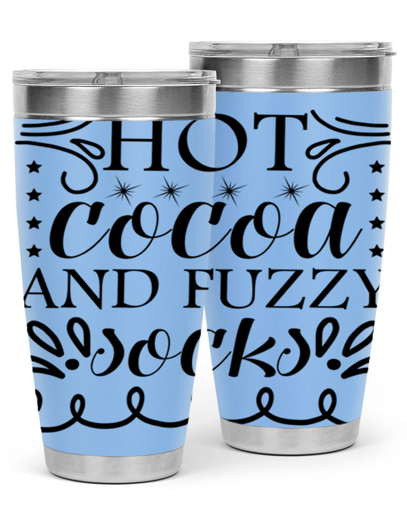 Hot Cocoa and Fuzzy Socks 217#- winter- Tumbler