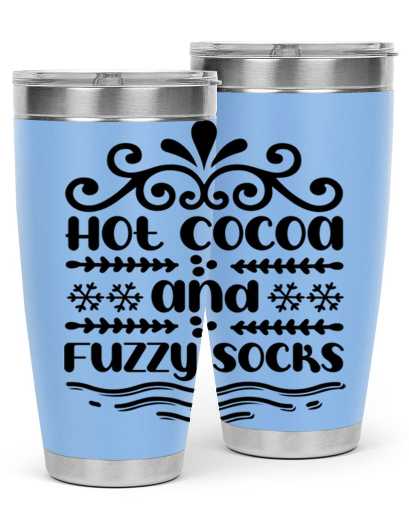 Hot Cocoa and Fuzzy Socks 219#- winter- Tumbler