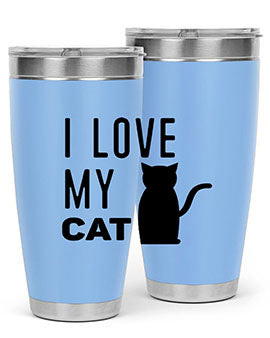 I Love My Cat Style 57#- cat- Tumbler
