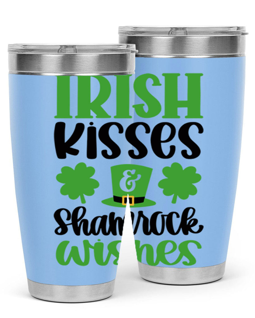 Irish Kisses Shamrock Wishes Style 81#- St Patricks Day- Tumbler