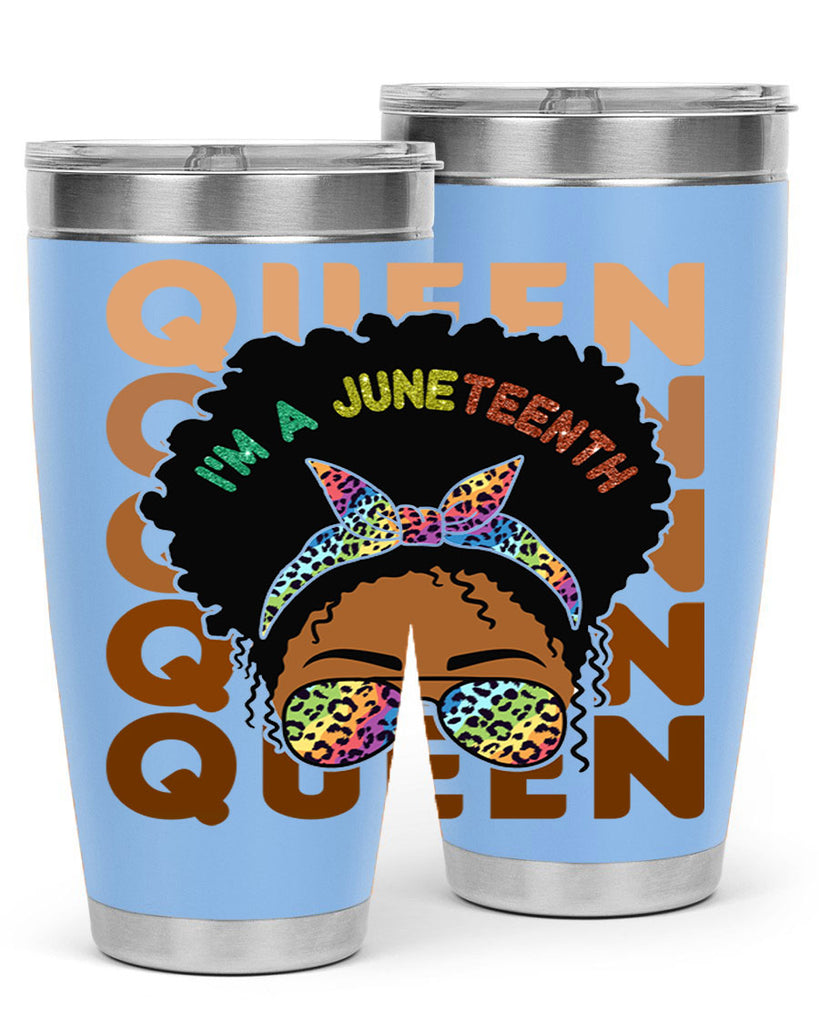 Juneteenth Queen Swag Black Melanin Png 26#- Juneteenth- tumbler