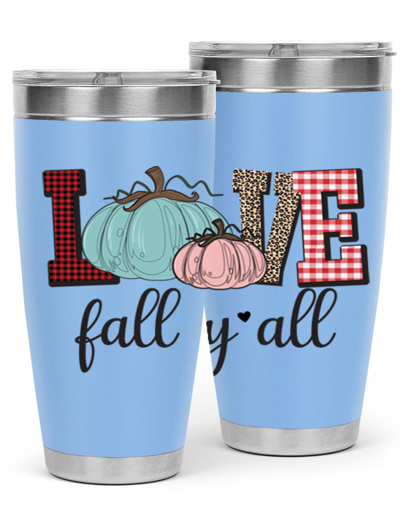 Love Fall Yall 409#- fall- Tumbler