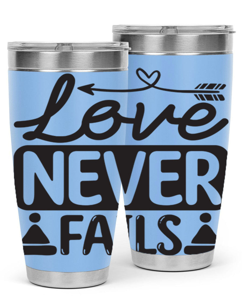 Love never fails 317#- winter- Tumbler