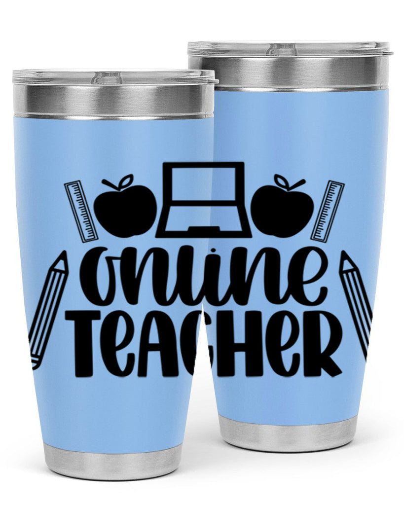 Online Teacher Style 61#- teacher- tumbler