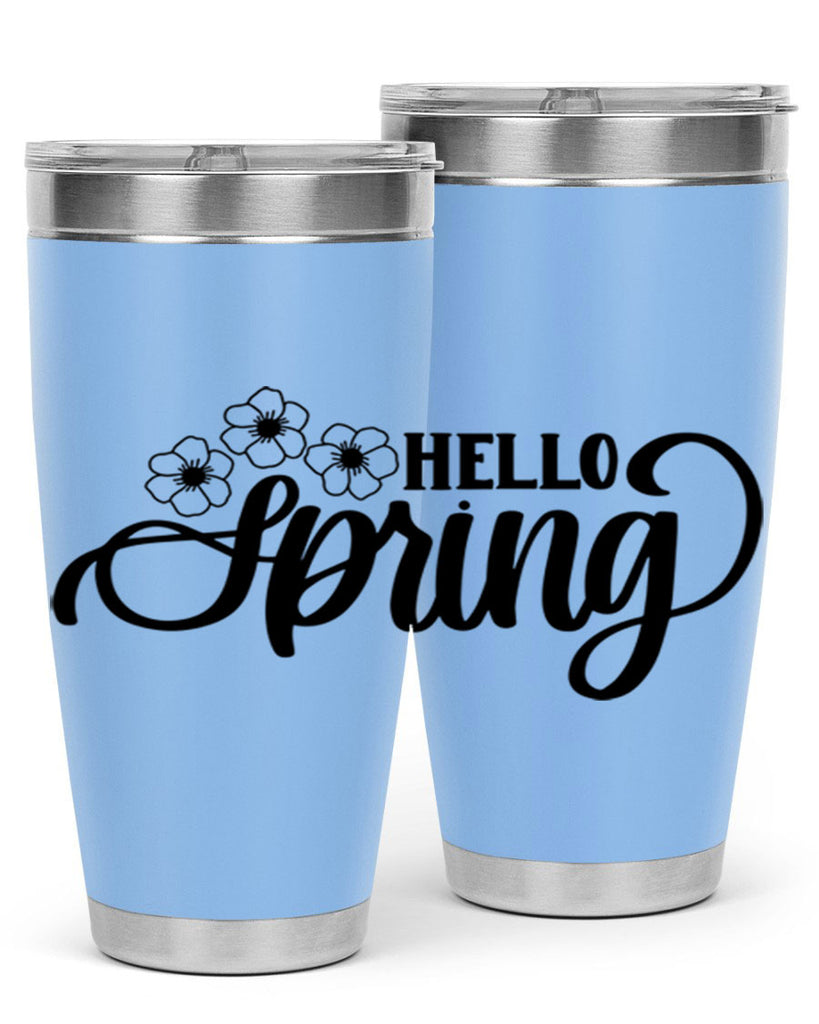 PNG_Hello Spring393#- spring- Tumbler