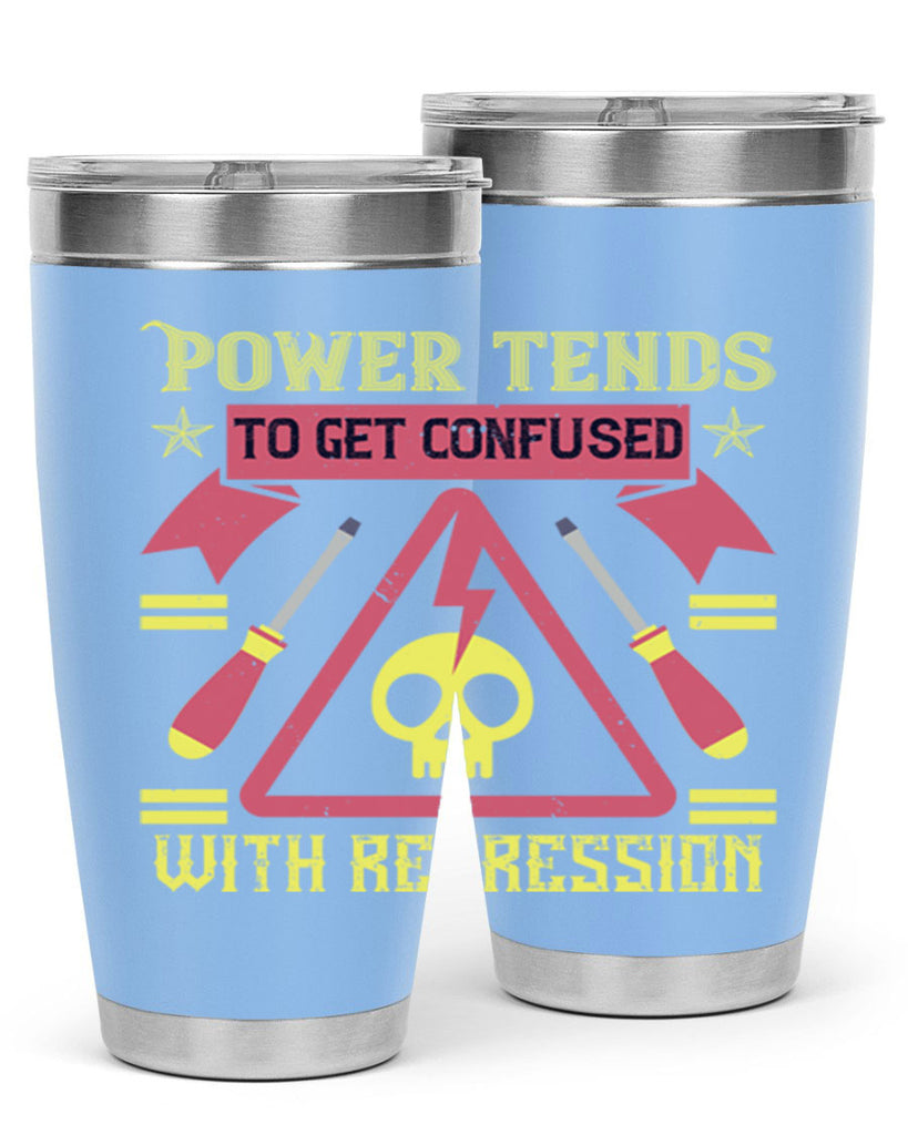 Power tends to get confused with repression Style 17#- electrician- tumbler
