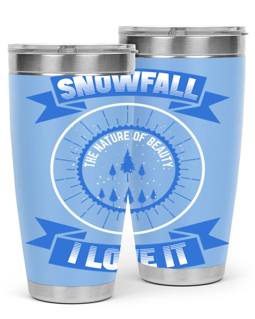 Snowfall Winter 373#- winter- Tumbler