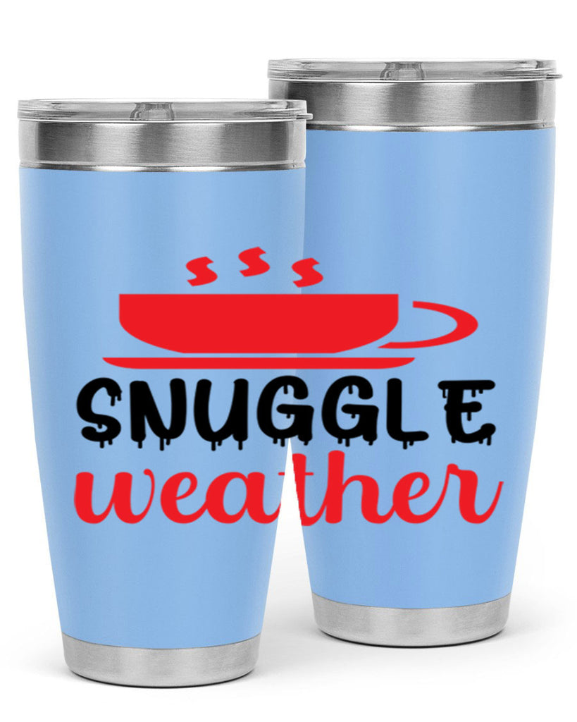 Snuggle weather 386#- winter- Tumbler