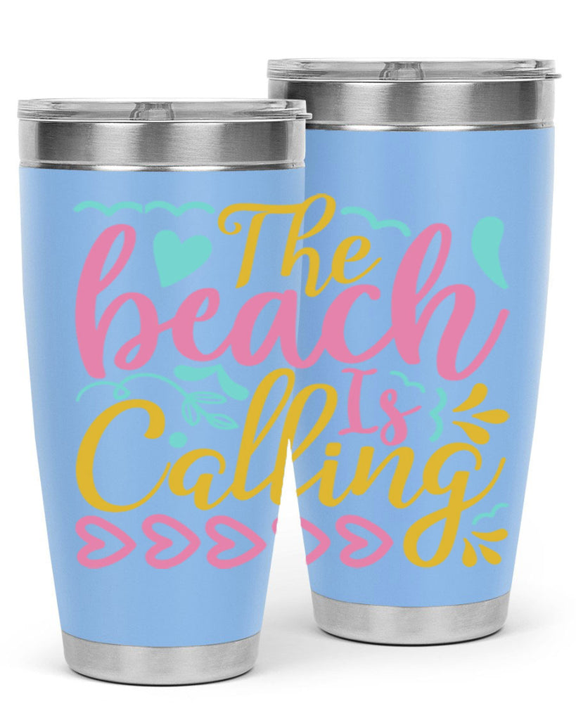The beach is calling Style 1#- summer- Tumbler
