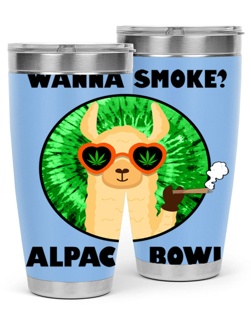 Wanna Smoke Alpaca Bowl 276#- marijuana- Tumbler
