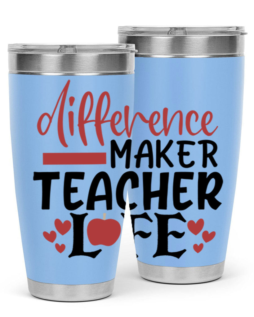 difference maker teacher life Style 184#- teacher- tumbler