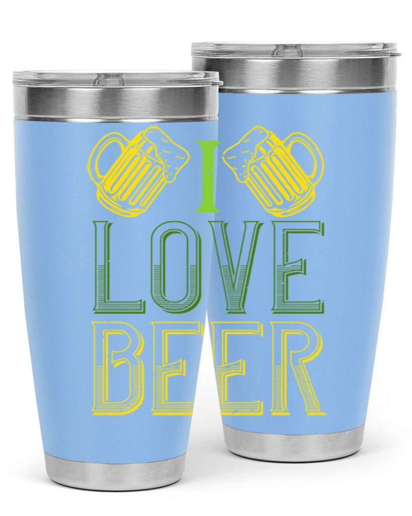 i love beer Style 134#- St Patricks Day- Tumbler