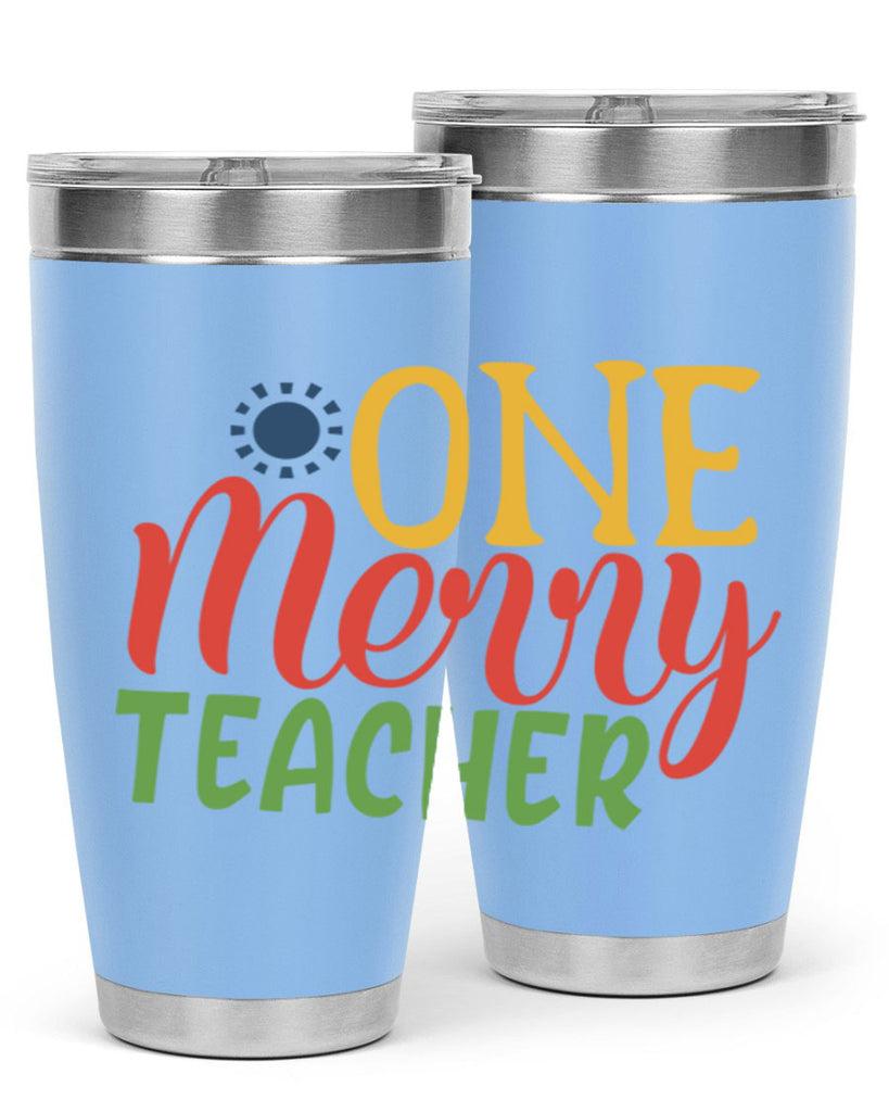 one merry teacher Style 162#- teacher- tumbler