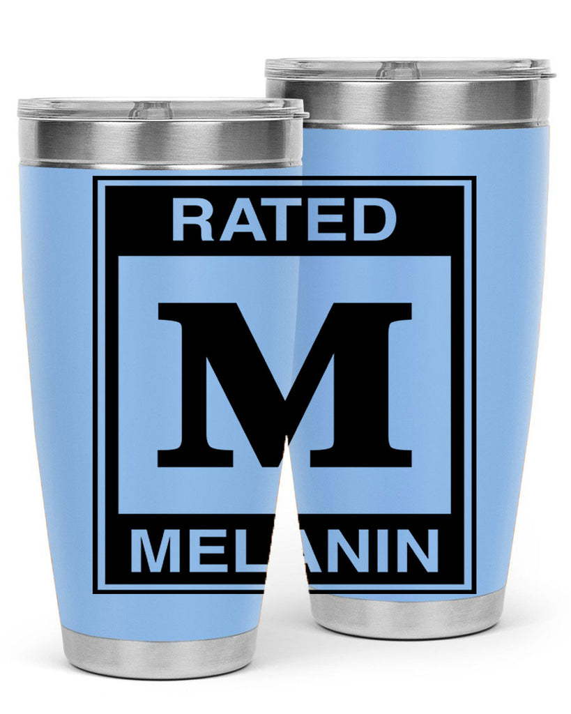 ratedm melanin 44#- black words phrases- Cotton Tank