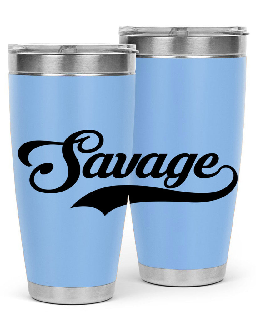 savage script 40#- black words phrases- Cotton Tank