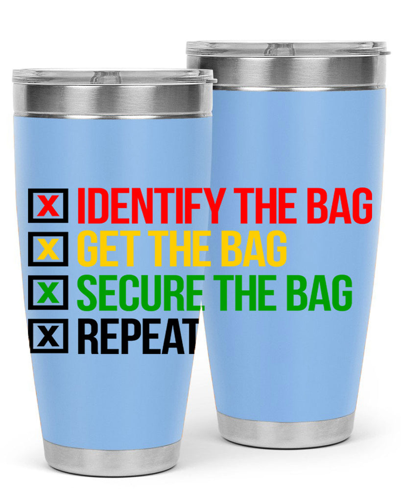 secure the bag 38#- black words phrases- Cotton Tank