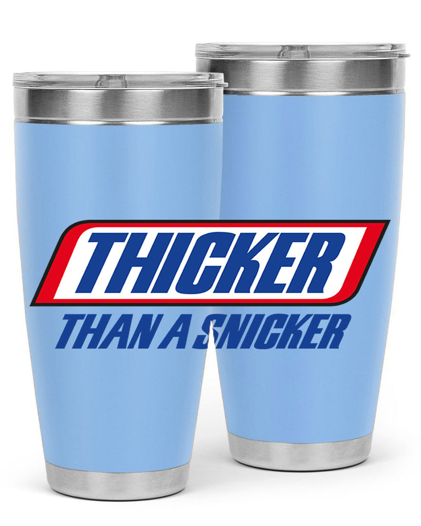 thicker than a snicker 20#- black words phrases- Cotton Tank