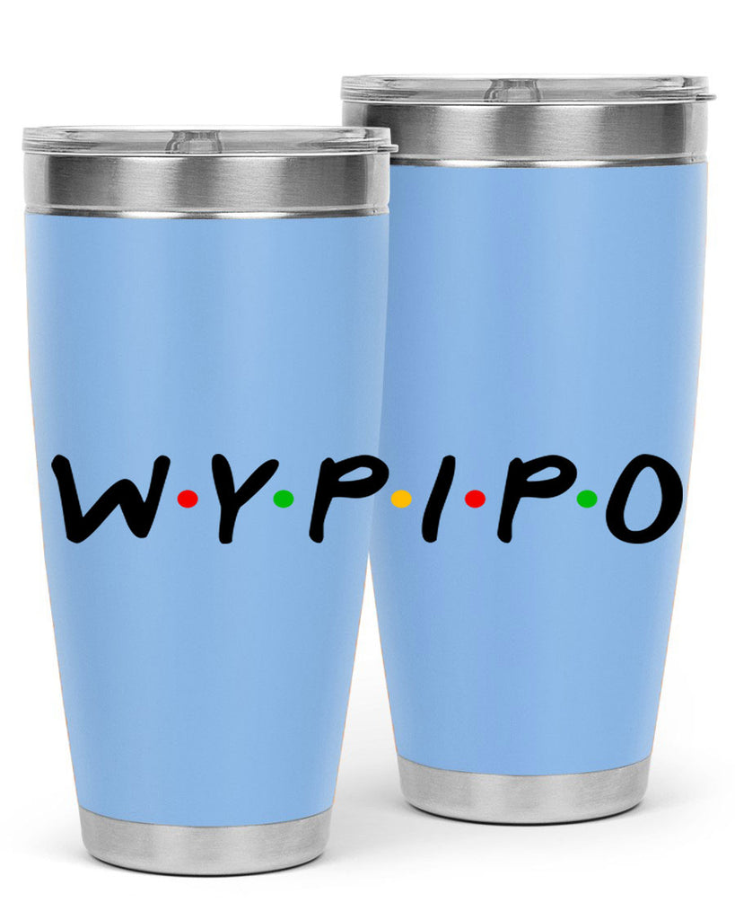 wypipo 7#- black words phrases- Cotton Tank