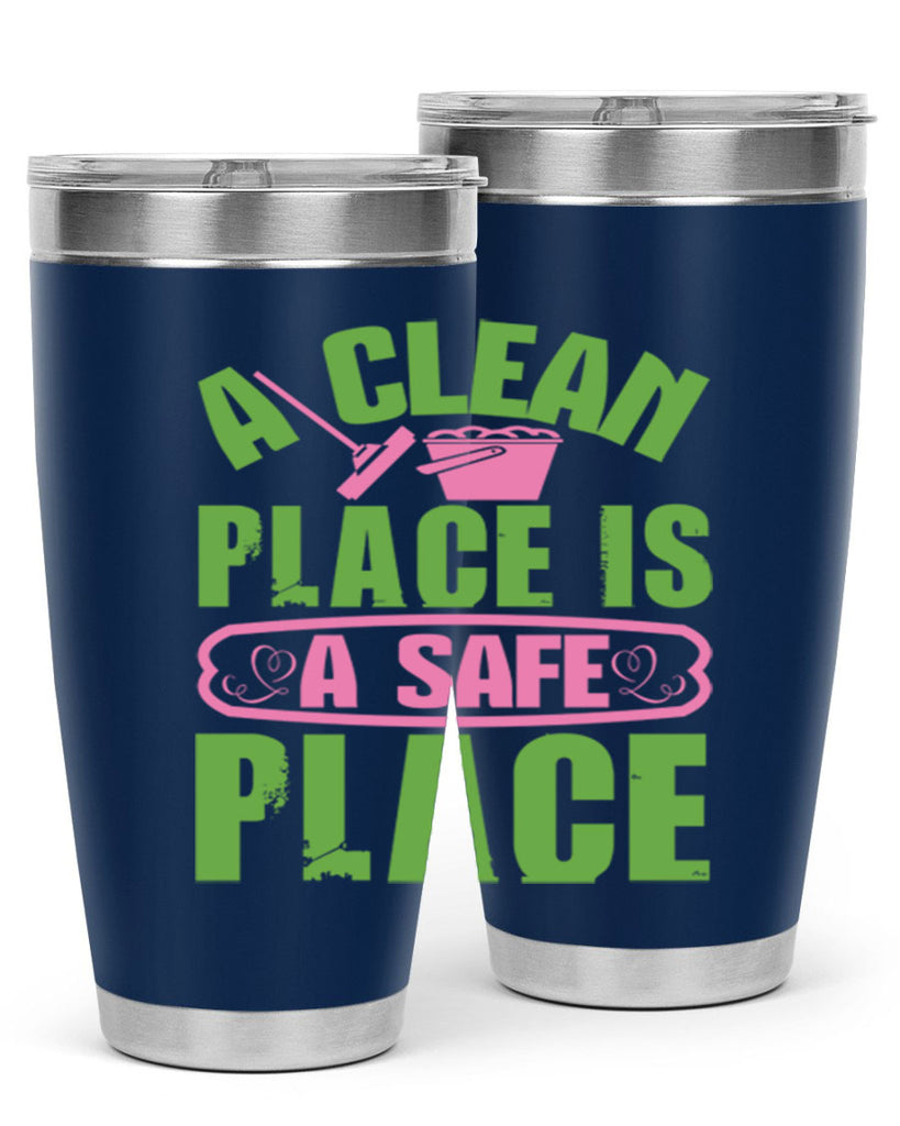 A clean place is a safe place Style 50#- cleaner- Cotton Tank