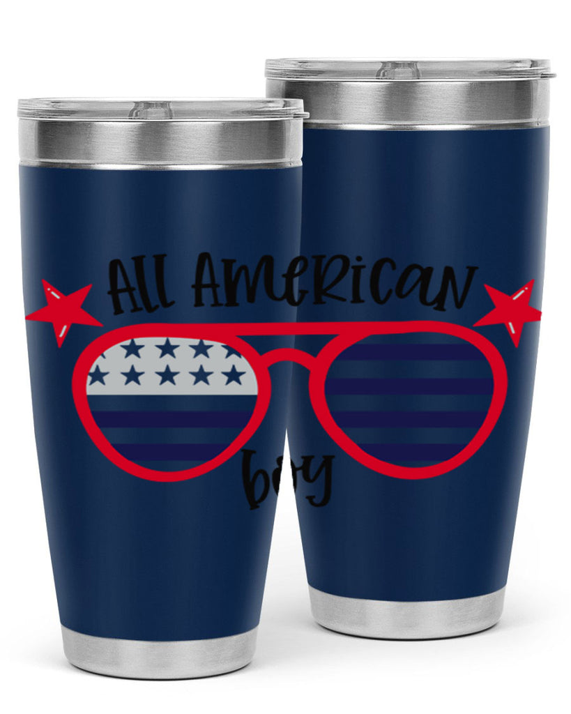 All American Boy Style 141#- Fourt Of July- Tumbler