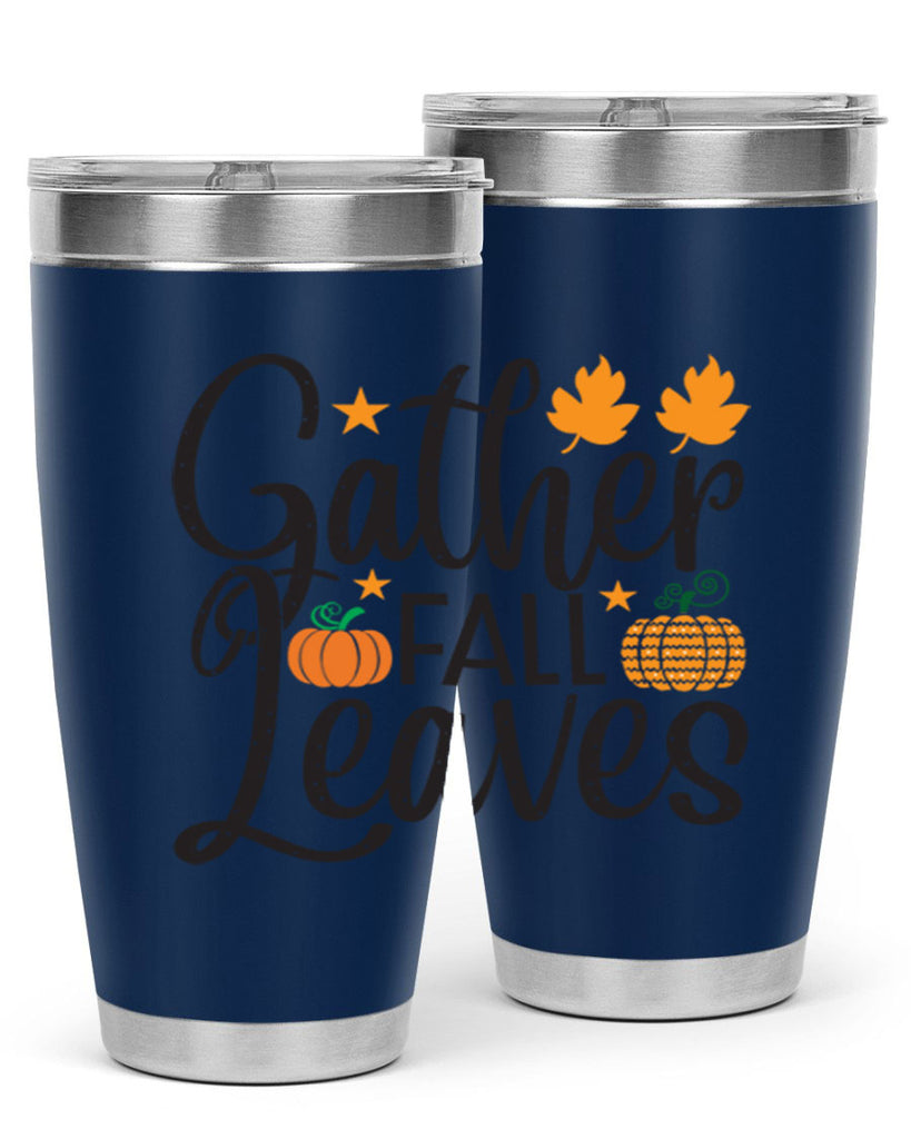 Gatherfallleaves 189#- fall- Tumbler