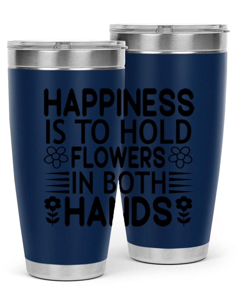 Happiness is to hold flowers 154#- spring- Tumbler