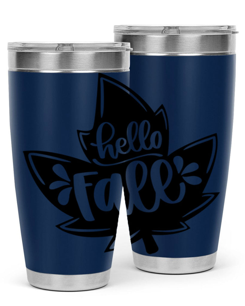 Hello Fall 494#- fall- Tumbler