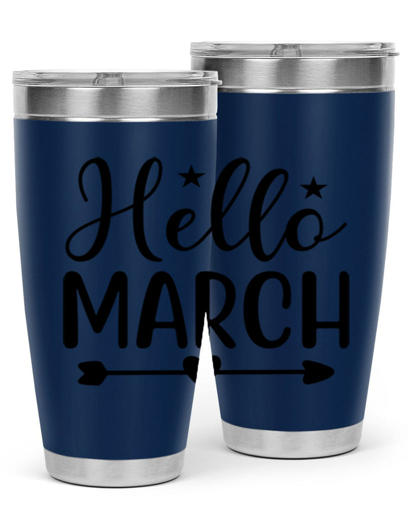 Hello March 184#- spring- Tumbler