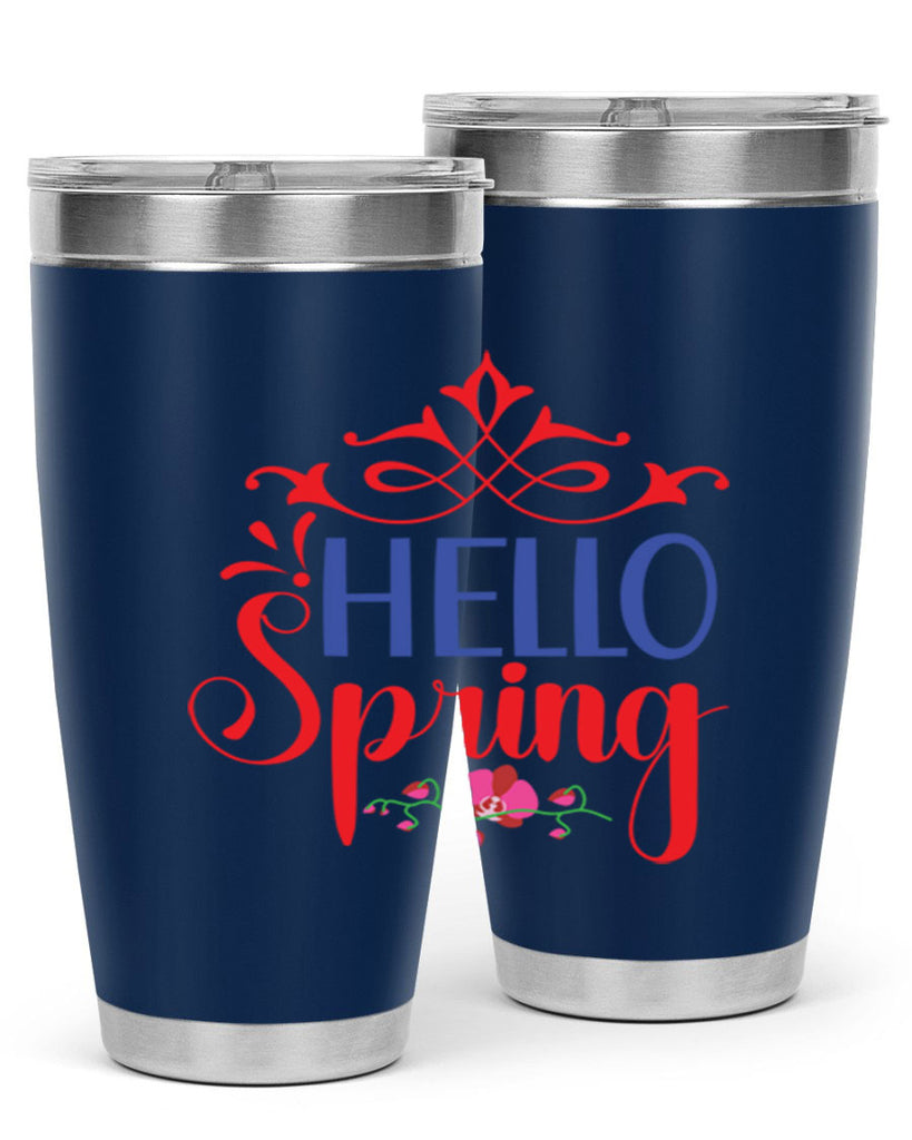 Hello Spring 211#- spring- Tumbler