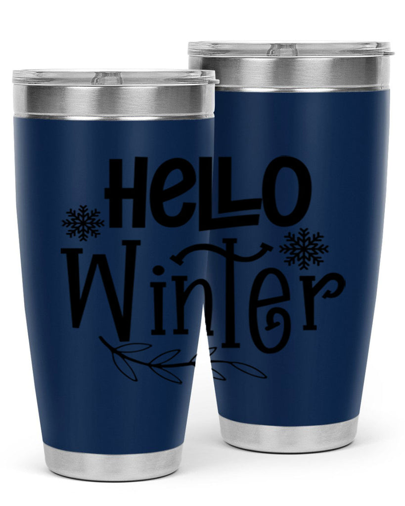 Hello Winter 168#- winter- Tumbler