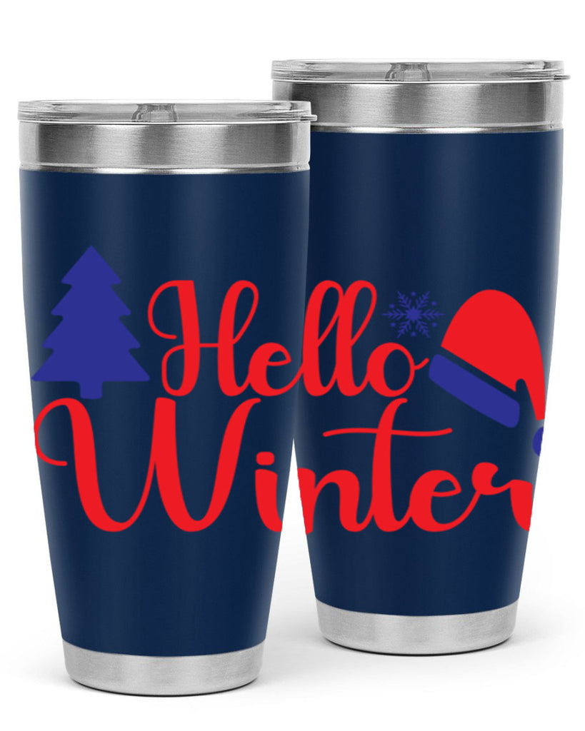 Hello Winter 179#- winter- Tumbler