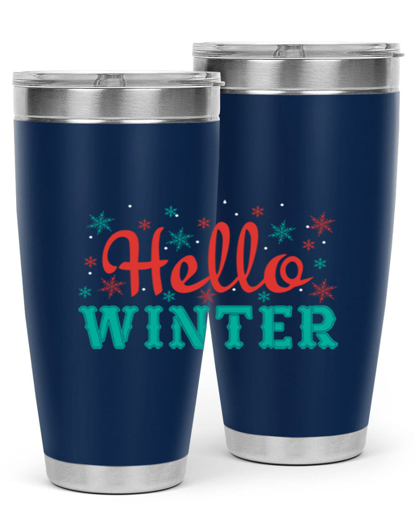 Hello Winter 182#- winter- Tumbler