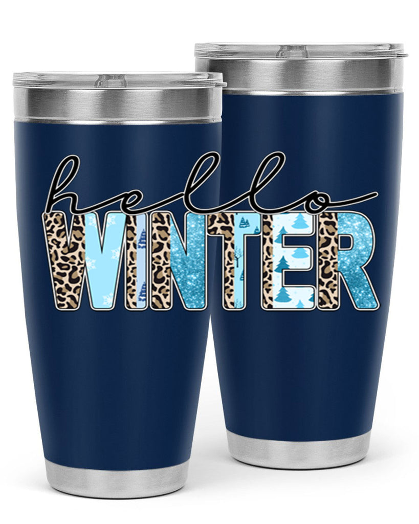 Hello Winter 189#- winter- Tumbler