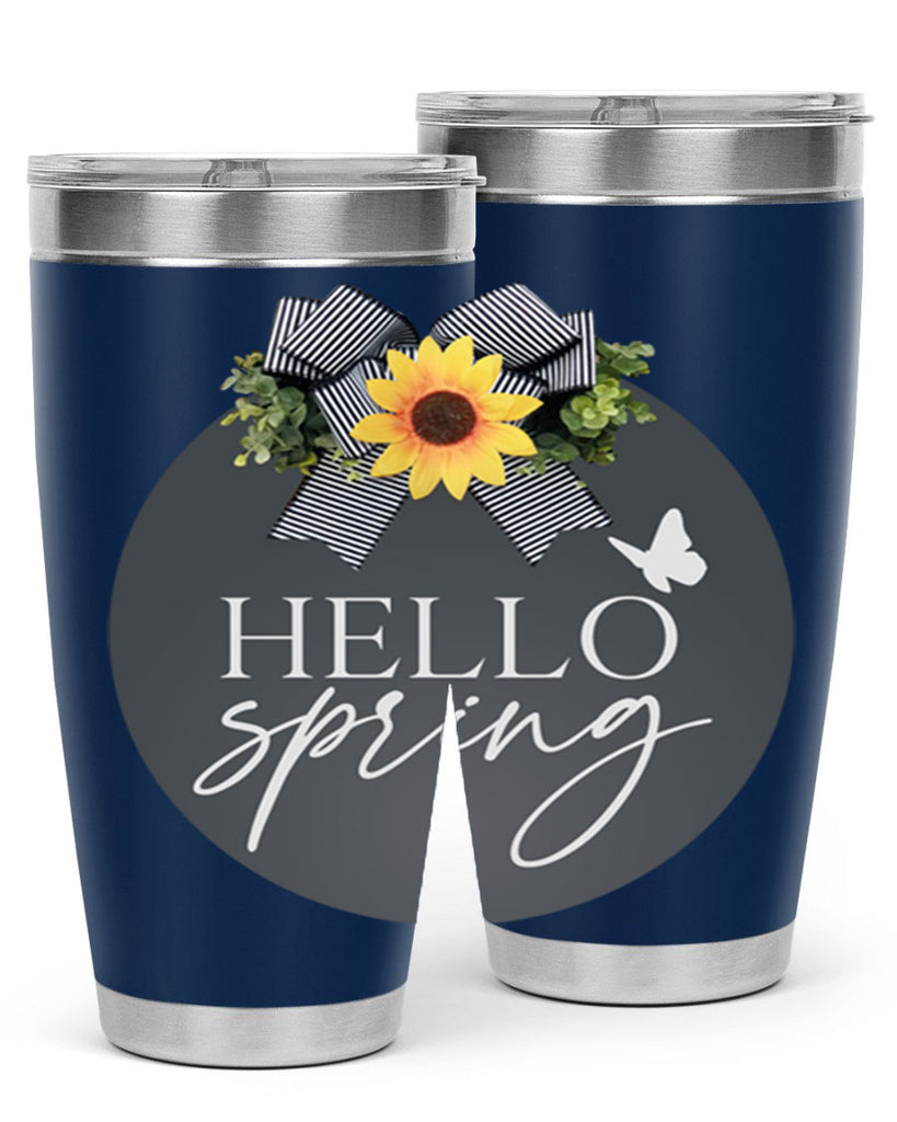 Hello spring butterfly Mockup194#- spring- Tumbler