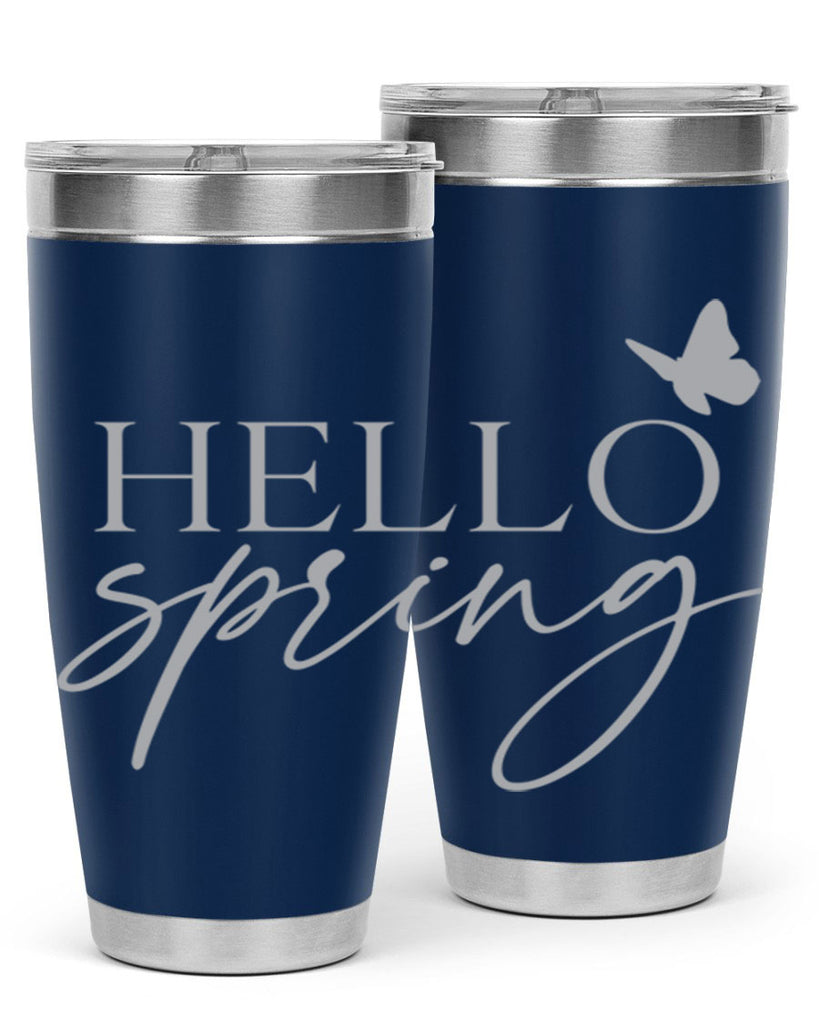 Hello spring butterfly195#- spring- Tumbler