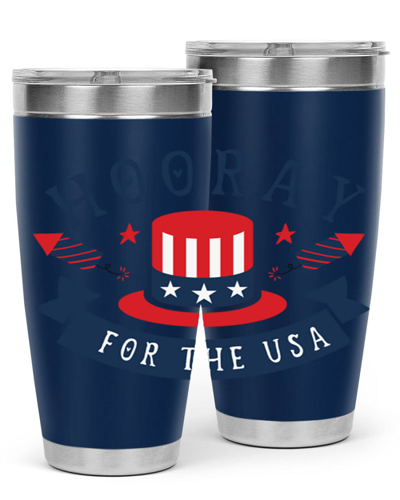 Hooray for the usa Style 42#- Fourt Of July- Tumbler
