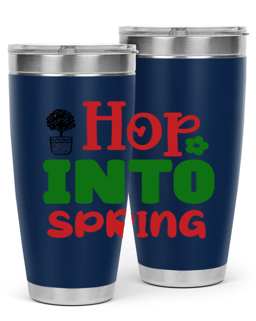 Hop into Spring 251#- spring- Tumbler