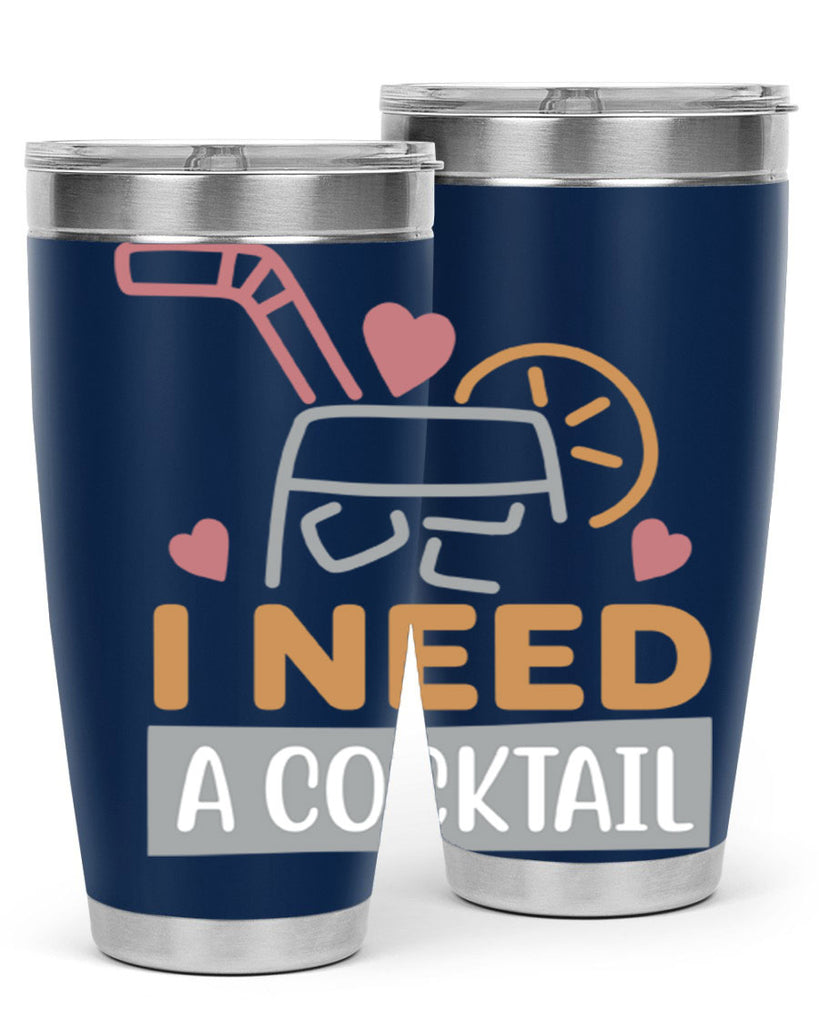 I Need A Cocktail 107#- fashion- Cotton Tank